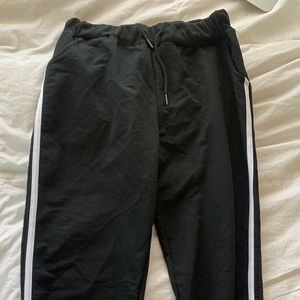 Side stripe skinny joggers